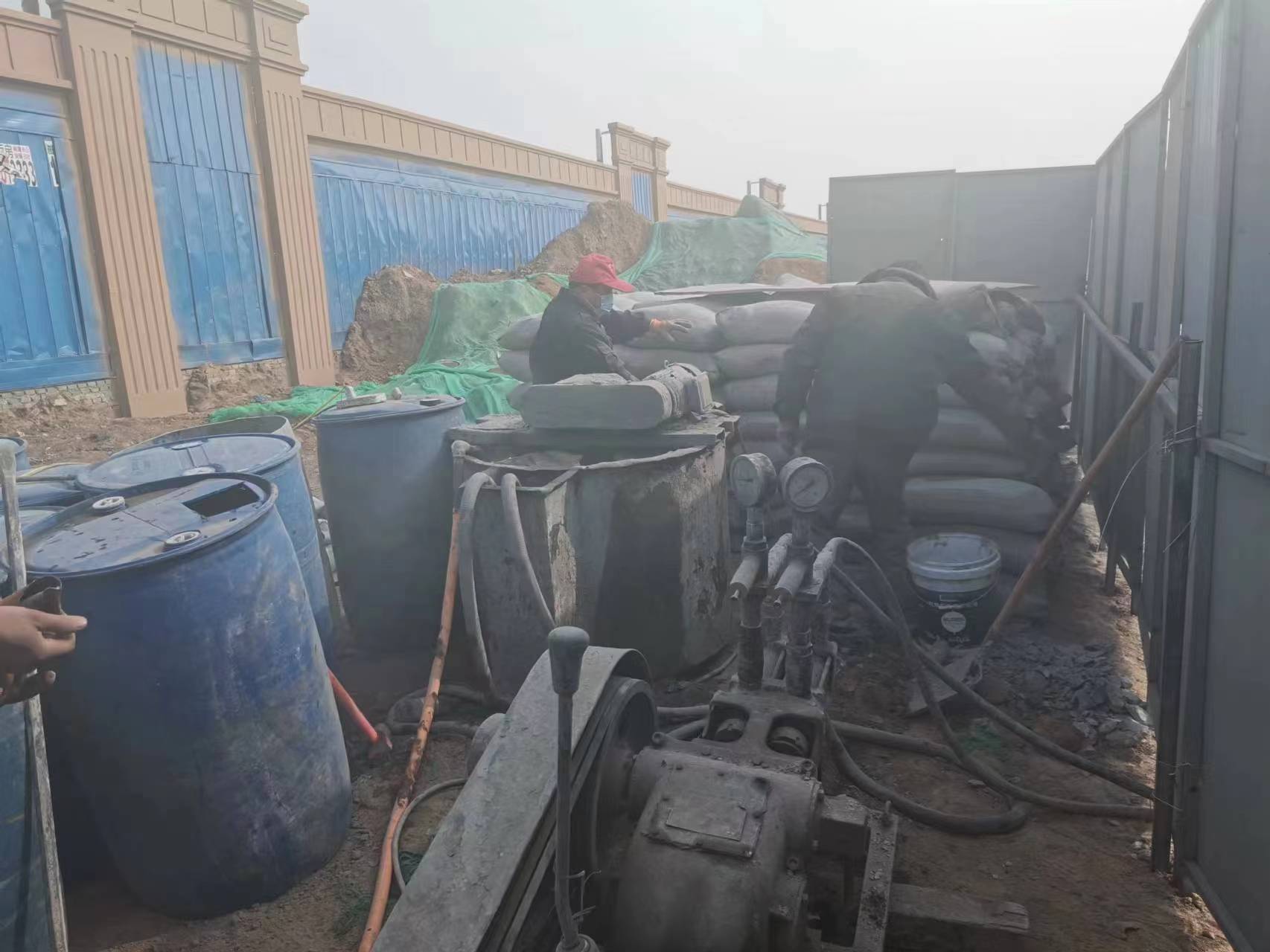 仁兴镇地基沉降注浆加固